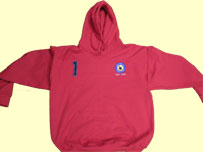 Red Hooded Top